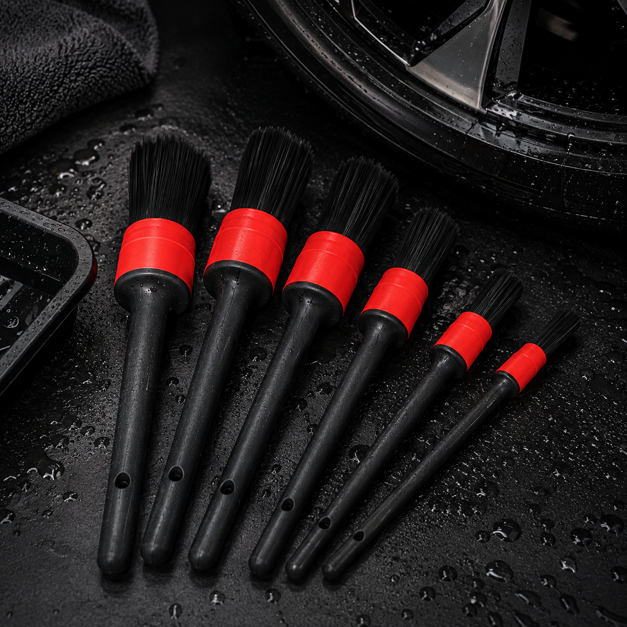 Soft Bristle Detailing Brush Set