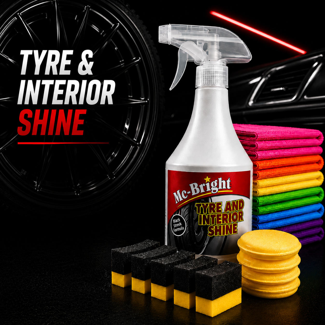 Mc-Bright Tire & Interior Polish Spray