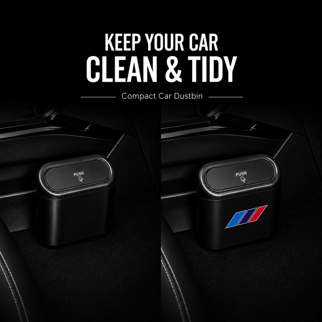 Premium Compact Car Dustbin