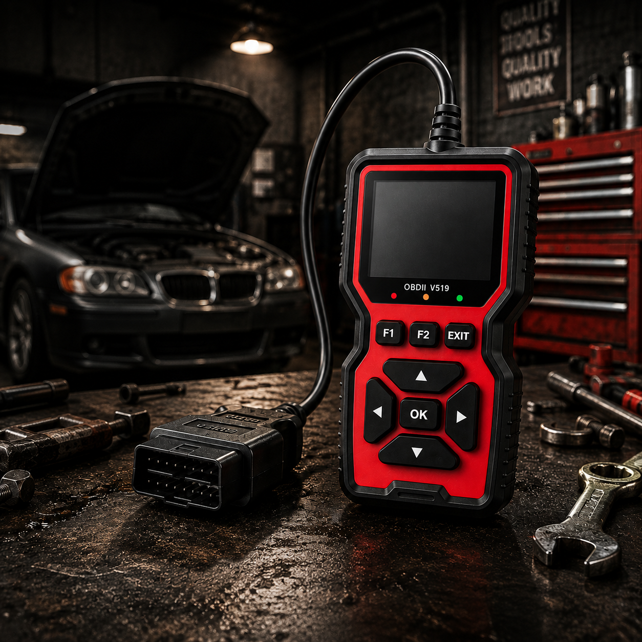 OBD2 Scanner Car Engine Fault Diagnostic Tool CAN Diagnostic Scanner