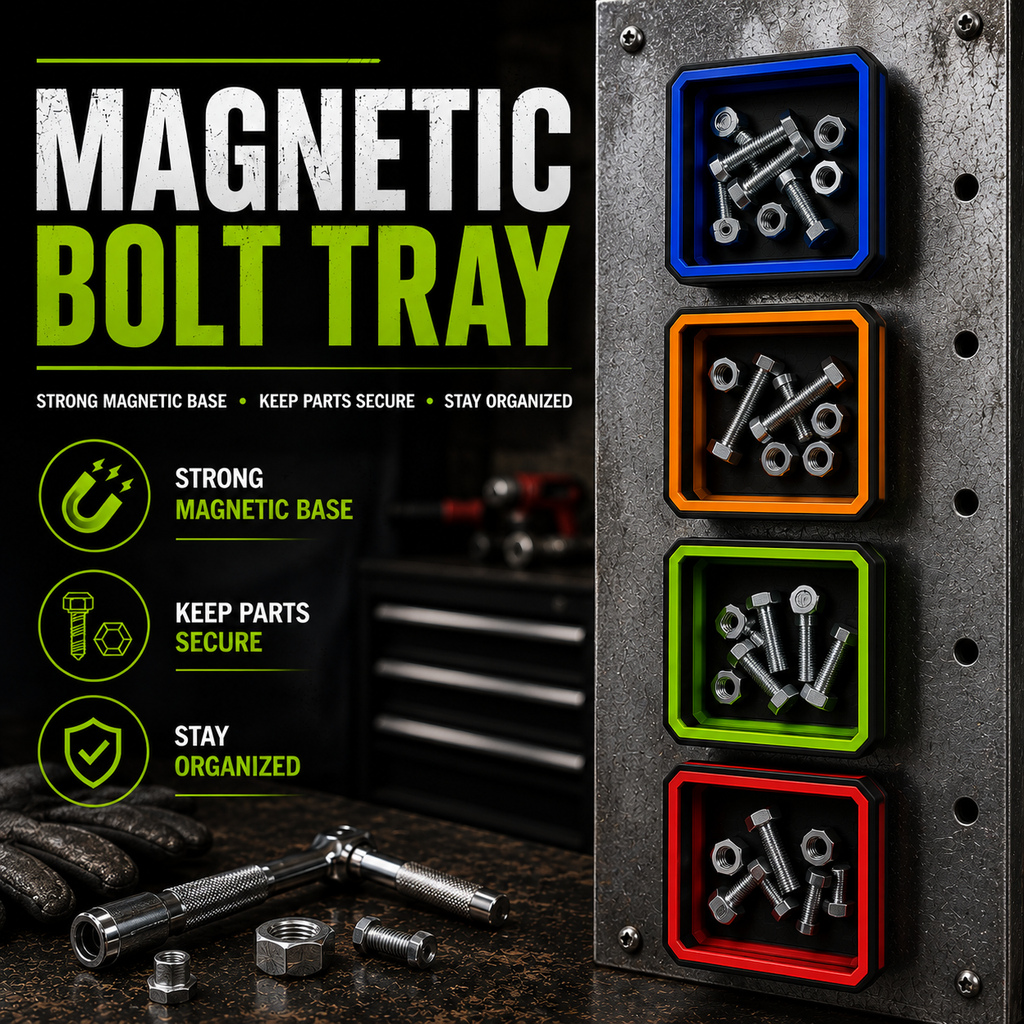 Magnetic Foldable Bolt Tray