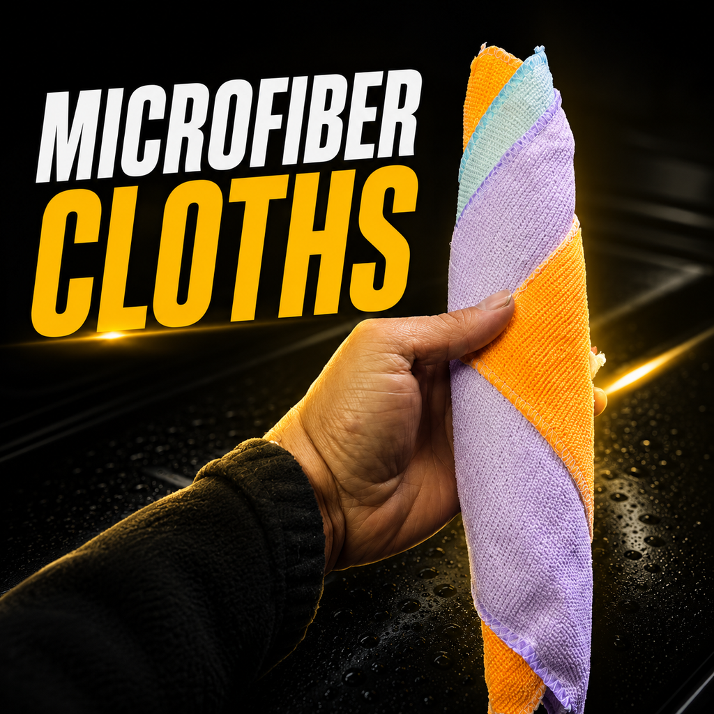 Premium Microfiber Cloths – Pack of 5