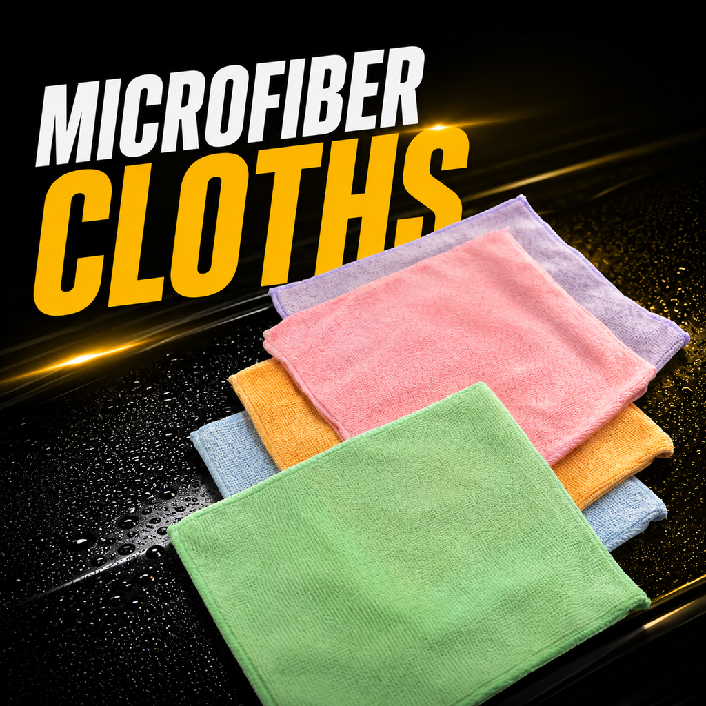 Premium Microfiber Cloths – Pack of 5