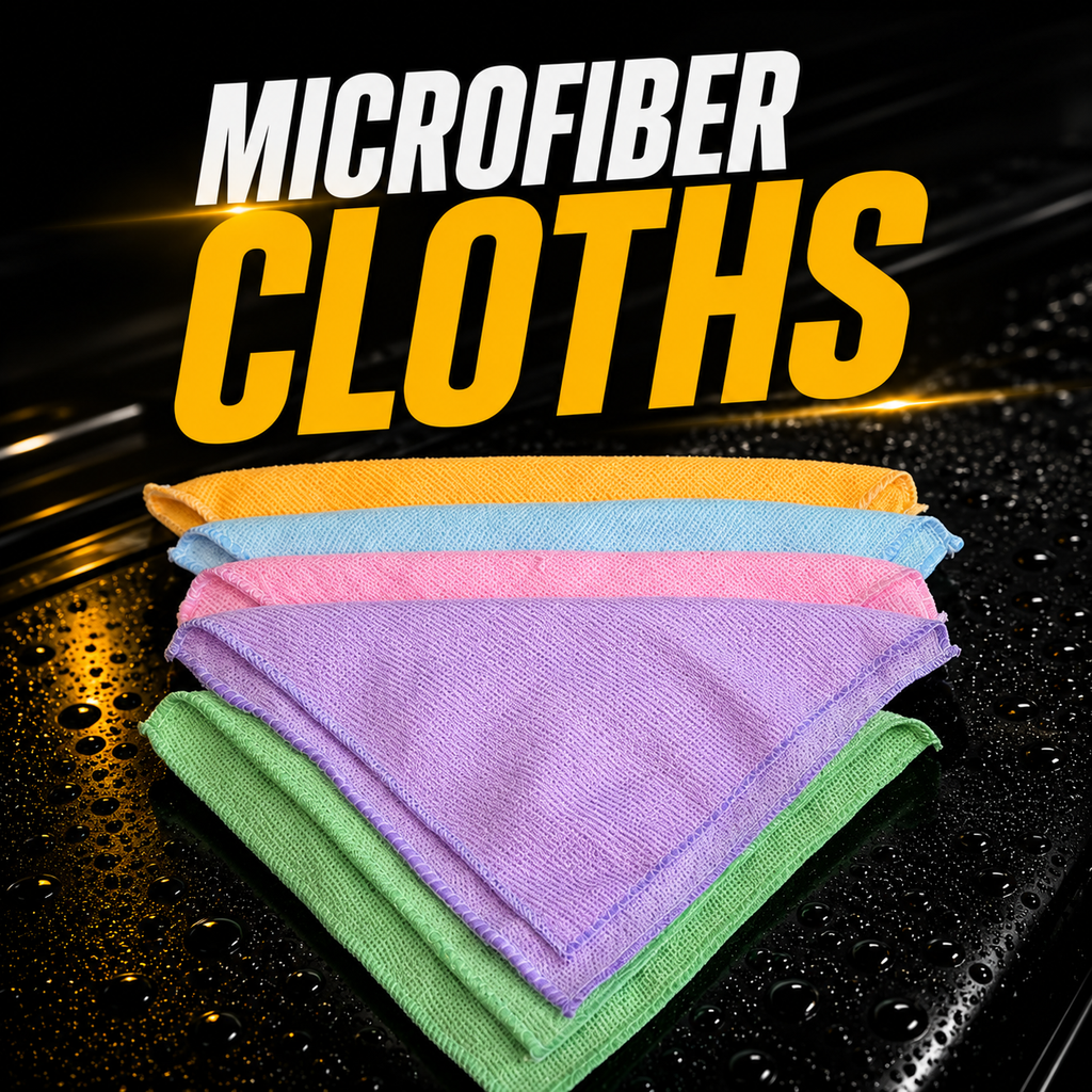 Premium Microfiber Cloths – Pack of 5