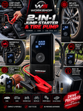 2-in-1 Jump Starter & Tire Pump