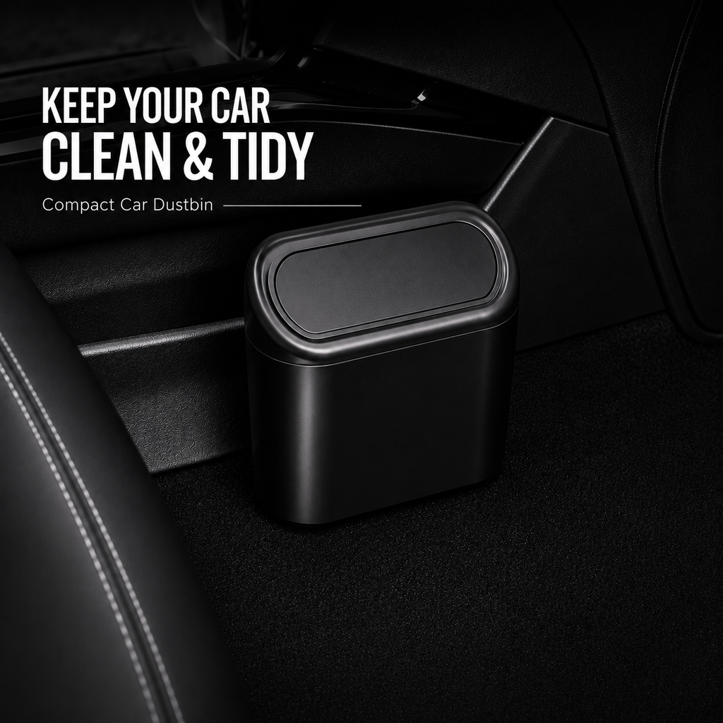 Premium Compact Car Dustbin